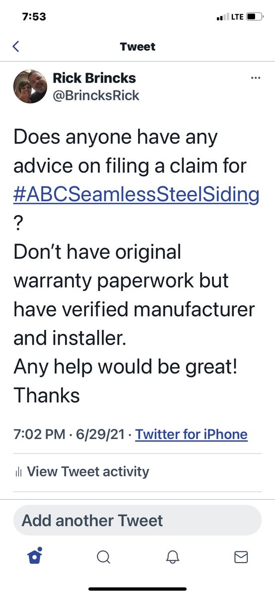 BrincksRick's tweet photo. ⁦@abcseamless⁩ https://t.co/C2eJ3WJKMn