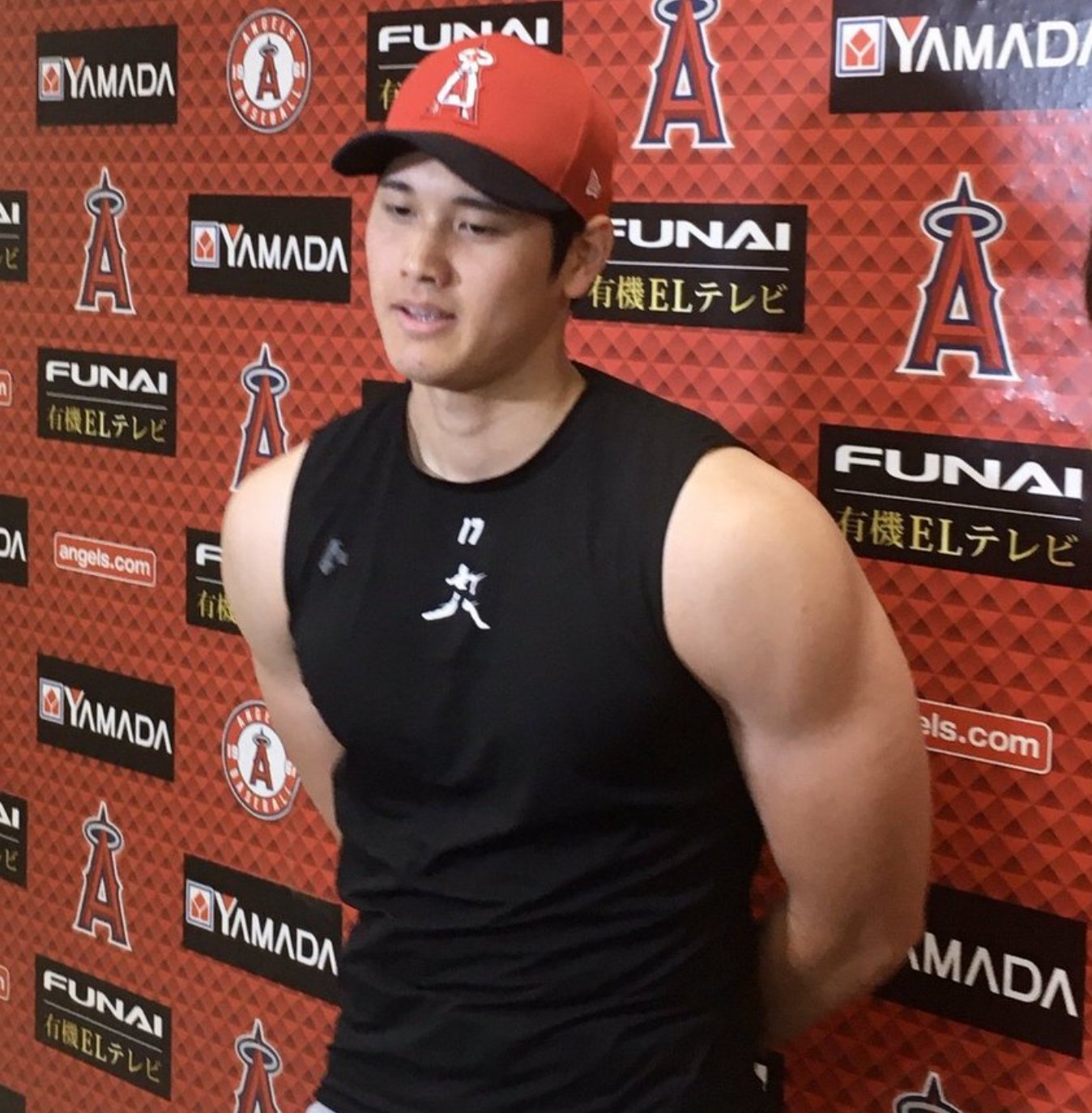 shohei ohtani muscles