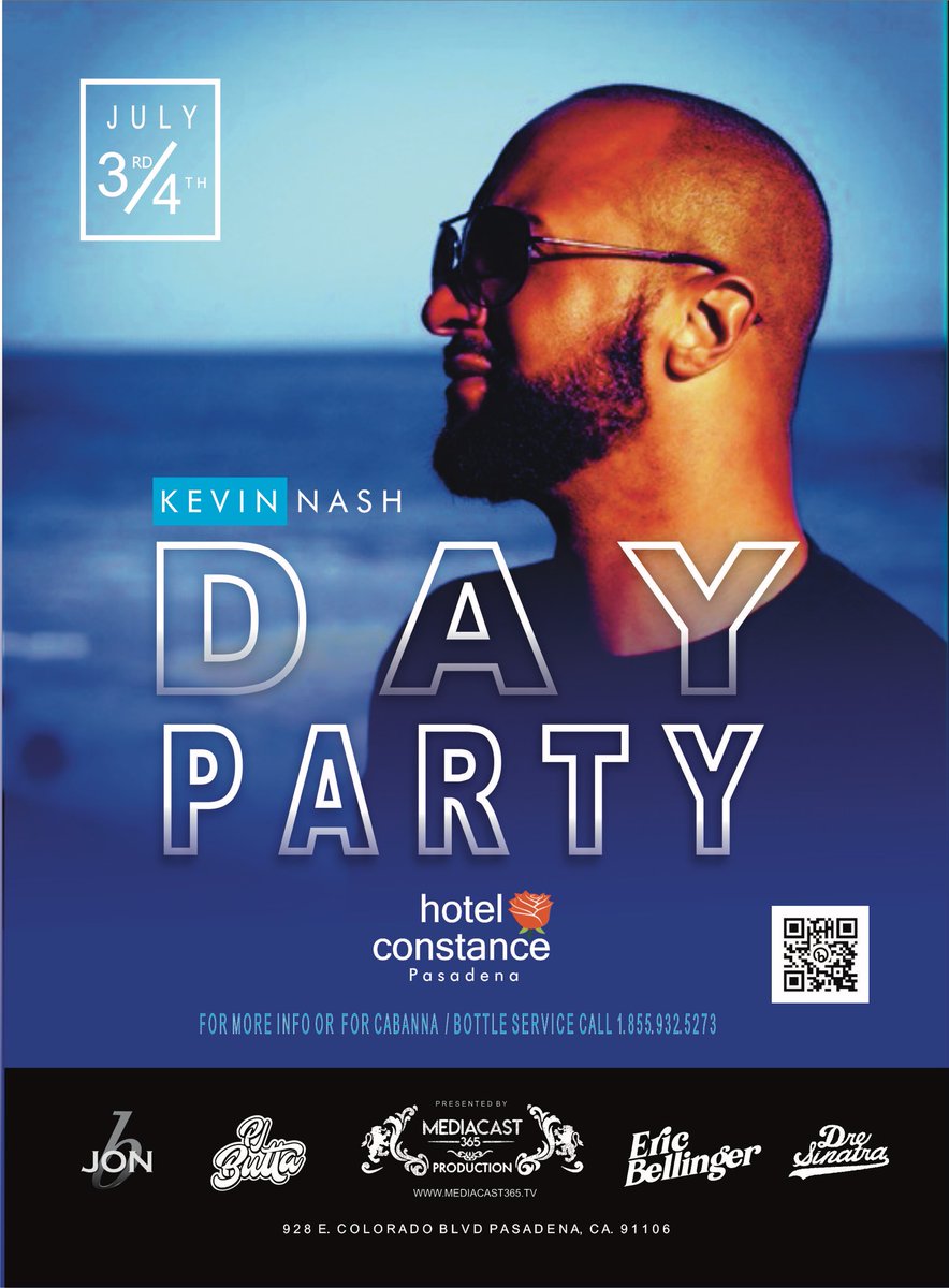 RadioFreeKevin's tweet image. Make plans to join me &amp;amp; my band performing “Live” July 3 &amp;amp; 4, along #JonB #EricBellinger #GourdonBanks  &amp;amp; many more inside The Hotel Constance Pasadena! Come eat, swim, &amp;amp; relax with us! #4thOfJuly Thanks to my bro @officialjonb for inviting me to perform- much love my brother!