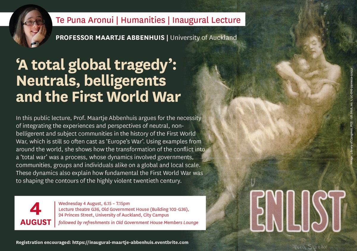 Come celebrate my inaugural lecture with me on Wednesday 4 August 6:15 <a href="/ArtsAucklandUni/">Faculty of Arts Te Kura Tangata</a>. To register: eventbrite.com/e/a-total-glob… The event will be live zoomed too, details to follow.