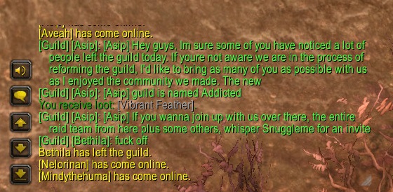 Ocyla's tweet photo. Man, Wrath - MoP I stayed with guilds on average an entire year if not longer. Since then retail and in classic the lifespan of a guild I join is like 3 months. Sigh. https://t.co/qdd4zWgfkj