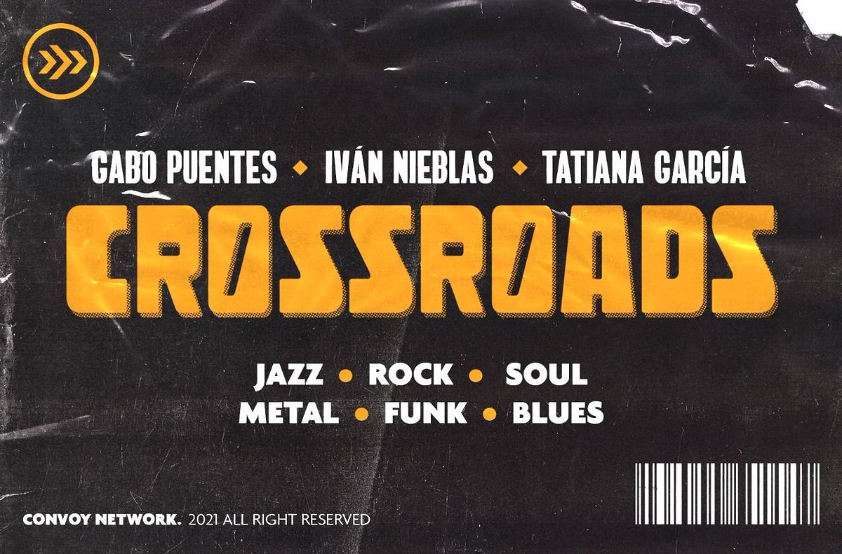convoynetwork's tweet photo. Comunícate con @gabopuentesjazz, @ivannieblas y @Tatatiu a través del #CrossroadsEnConvoy. https://t.co/M9nMQCxNs0