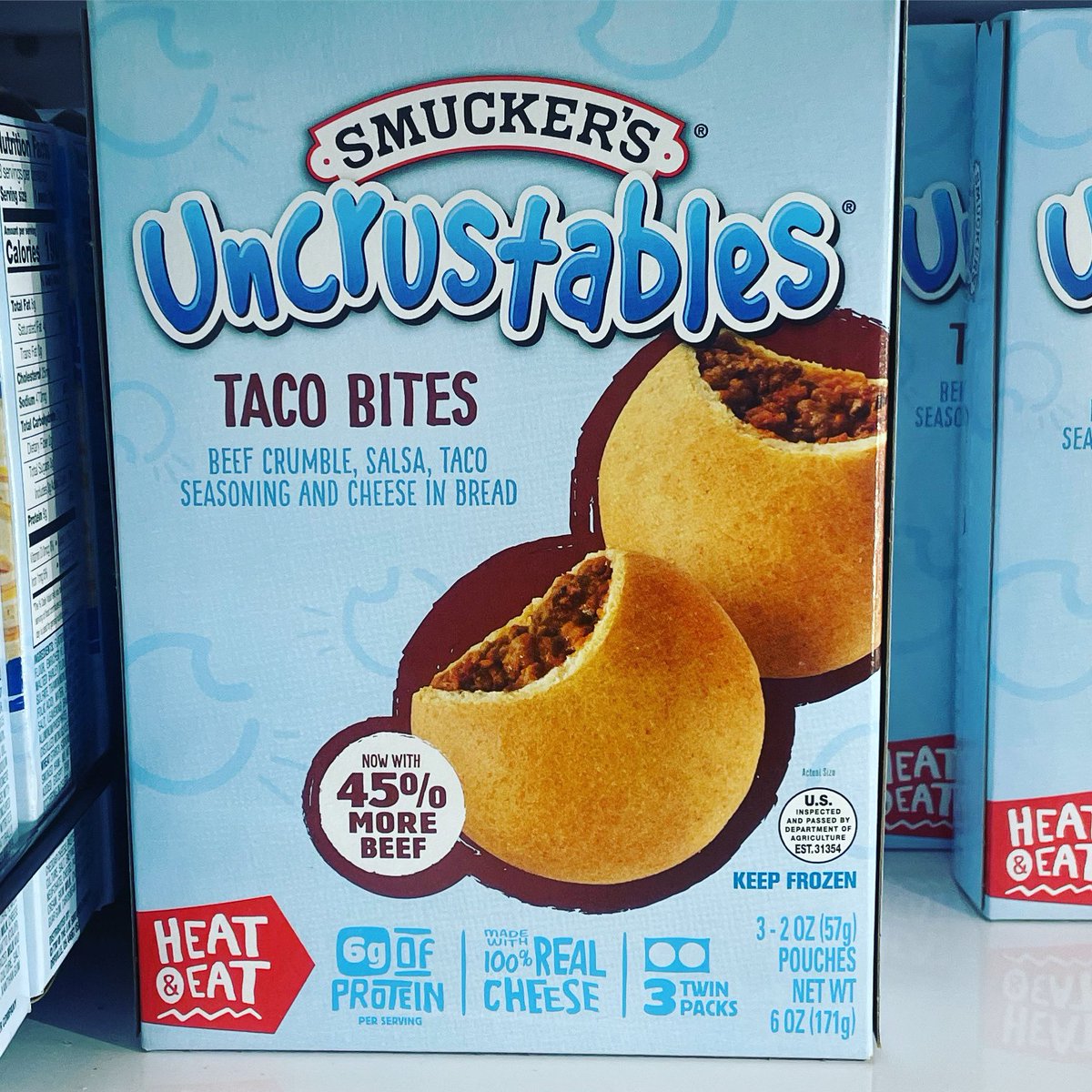 Remember when #uncrustables were PB &amp; j on a hike - hoooooooooot pocketttt