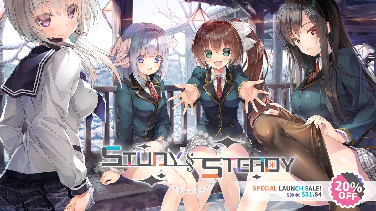 shiravune's tweet photo. 18+ laid-back love story Study § Steady is out now internationally with English and Chinese by Shiravune!
Save 20% with a launch discount on @Johren_EN, and check out their Twitter for a great opportunity...?!
https://t.co/NHCVwgJPVK
#StudySteady https://t.co/DAi9ERGG82