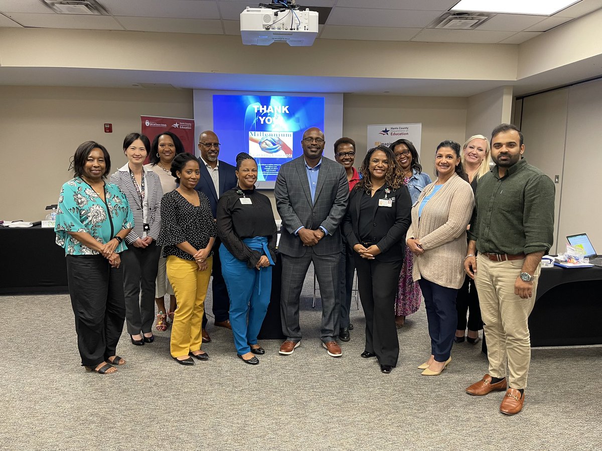 DrJYAndrews's tweet photo. Three divisions, one goal! Thank you @clevenupe for two impactful days on the importance of creating equitable outcomes within our schools and organizations! #HCDEEquityEd https://t.co/rCZAYzQFoh
