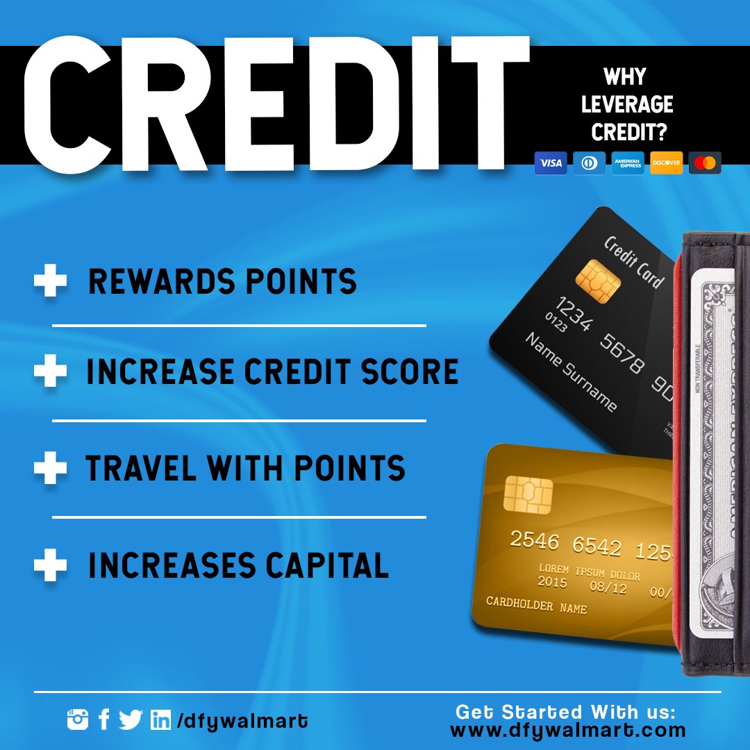 dfywalmart's tweet image. Leveraging your credit allows investors to take advantage of many benefits. While using your credit to EARN MONEY, you will also be earning rewards points and building a strong credit score. 

#walmart #walmartautomation #ecommerce #credit #invest #investing #passiveincome #money