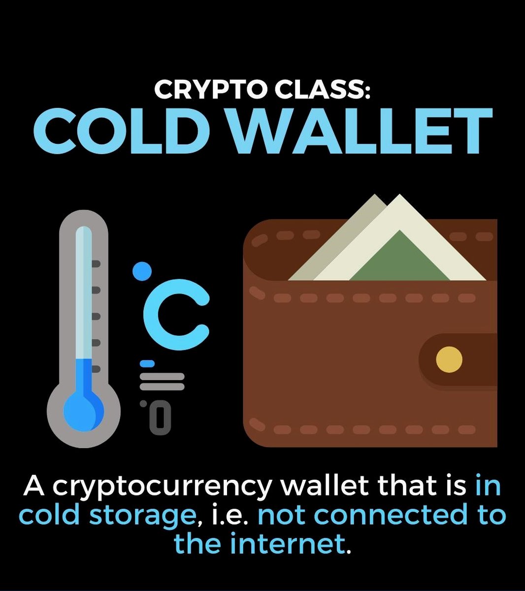 The next type of wallet, and the safest option for storage, is cold wallets. The simplest description of a cold wallet is a wallet that is not connected to the internet and therefore stands a far lesser risk of being compromised.