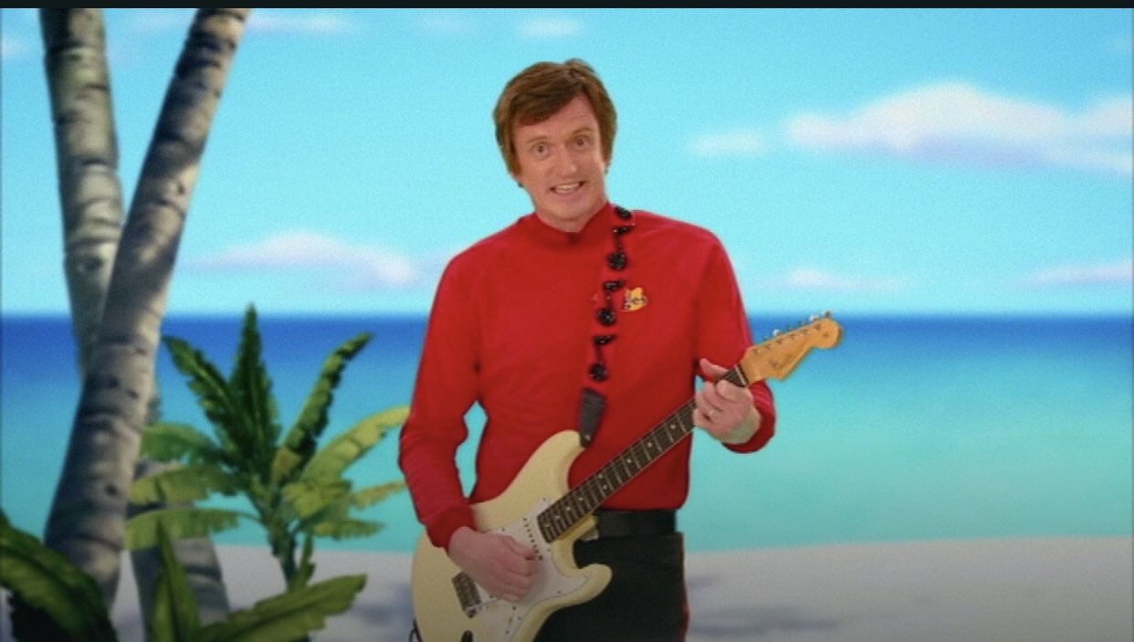 Happy birthday to one of my inspiration the king of guitar OG red wiggle Murray cook 
