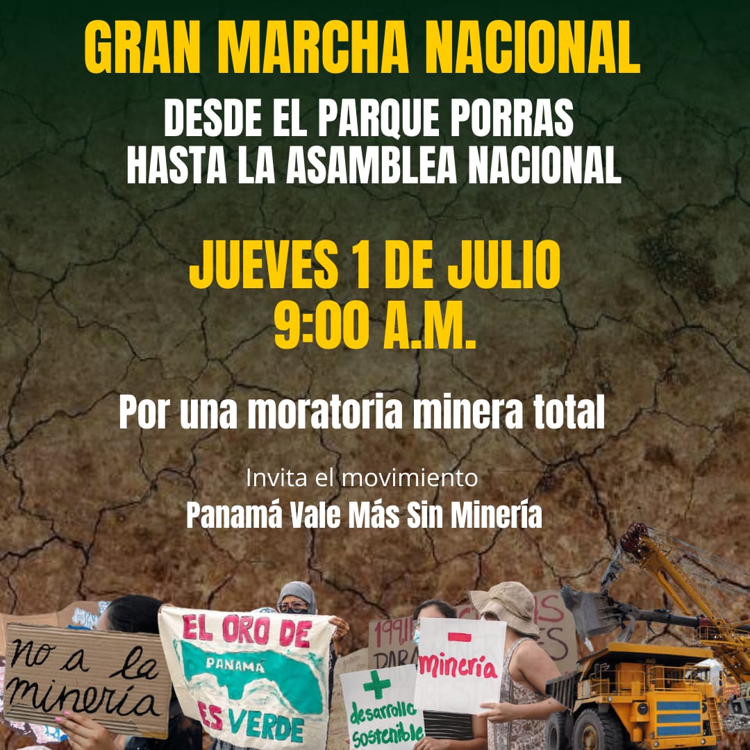 ACOMPÁÑANOS
#PANAMÁVALEMÁSSINMINERÍA