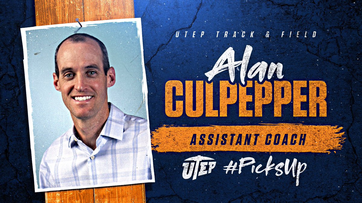 UTEPTrack's tweet photo. 📰 | 𝚄𝚃𝙴𝙿 𝚃𝚛𝚊𝚌𝚔 &amp; 𝙵𝚒𝚎𝚕𝚍 𝙰𝚍𝚍𝚜 𝙴𝚕 𝙿𝚊𝚜𝚘 𝙽𝚊𝚝𝚒𝚟𝚎 𝙰𝚕𝚊𝚗 𝙲𝚞𝚕𝚙𝚎𝚙𝚙𝚎𝚛 𝚝𝚘 𝚂𝚝𝚊𝚏𝚏

🔗: https://t.co/RGYStcyKgV

#PicksUp ⛏ https://t.co/XSg4K92vCY