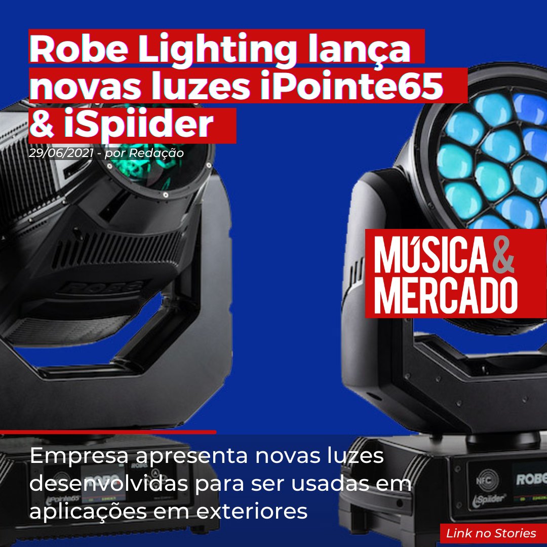 musicaemercado's tweet photo. Com o aumento de eventos ao ar libre, a Robe traz duas novidades para o mundo da iluminação...

Notícia completa em: https://t.co/de1C2K4YZj

@robelighting

#robe #robelighting #lighting #prolighting #lightengineering #iluminacao #palco #luz https://t.co/pBYmCzPYdP