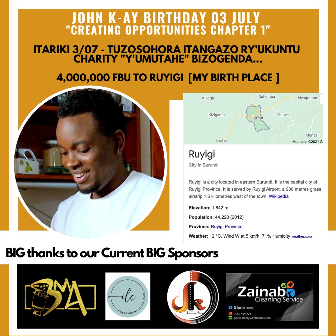 niconayisavye's tweet photo. @JohnK_ay umukinyi w’amareresi rurangiranwa w’umurundi aba mu gihugu ca #Australia agiye gufashisha 4.000.000 Fbu urwaruka ruriko ruriyungunganya rwo mu ntara ya #Ruyigi aho asanzwe avuka. https://t.co/tbwWUxJc2Z