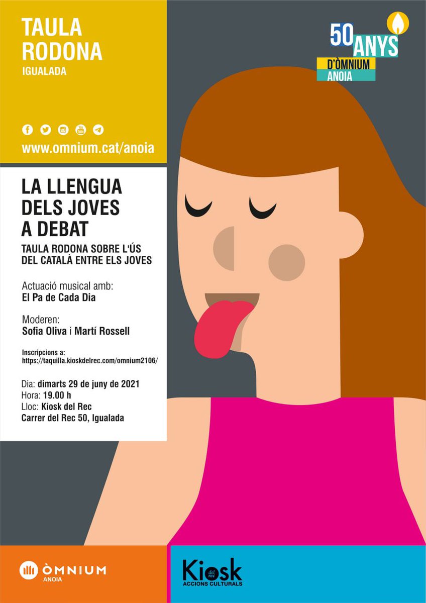 Avui la nostra alumna de 3r d'ESO, Alba Monell, ha participat d'una Taula Rodona sobre l'Ús del Català entre els Joves organitzada per <a href="/OmniumAnoia/">Òmnium Anoia</a>. L'han acompanyat la Thaïs i la Míriam. 
Ha estat un acte molt interessant!