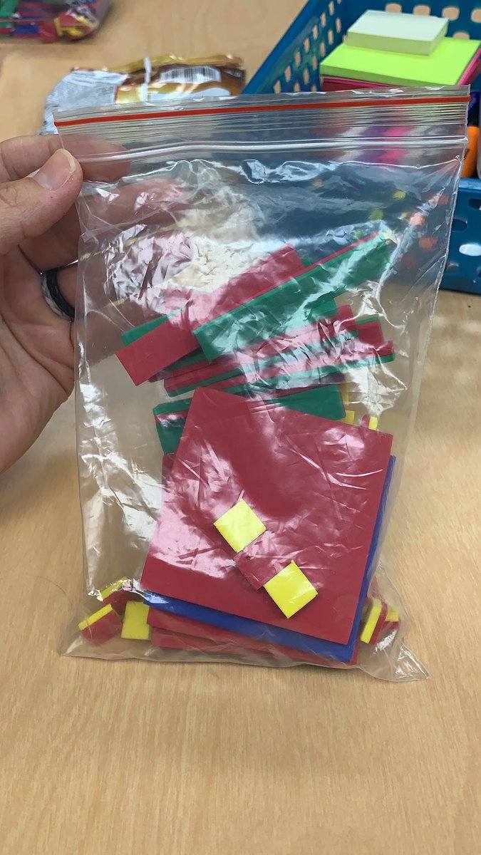 Lots of mind blowing connections were made with algebra tiles today. <a href="/RRLearners/">RRLearners</a> #RobinsonISD