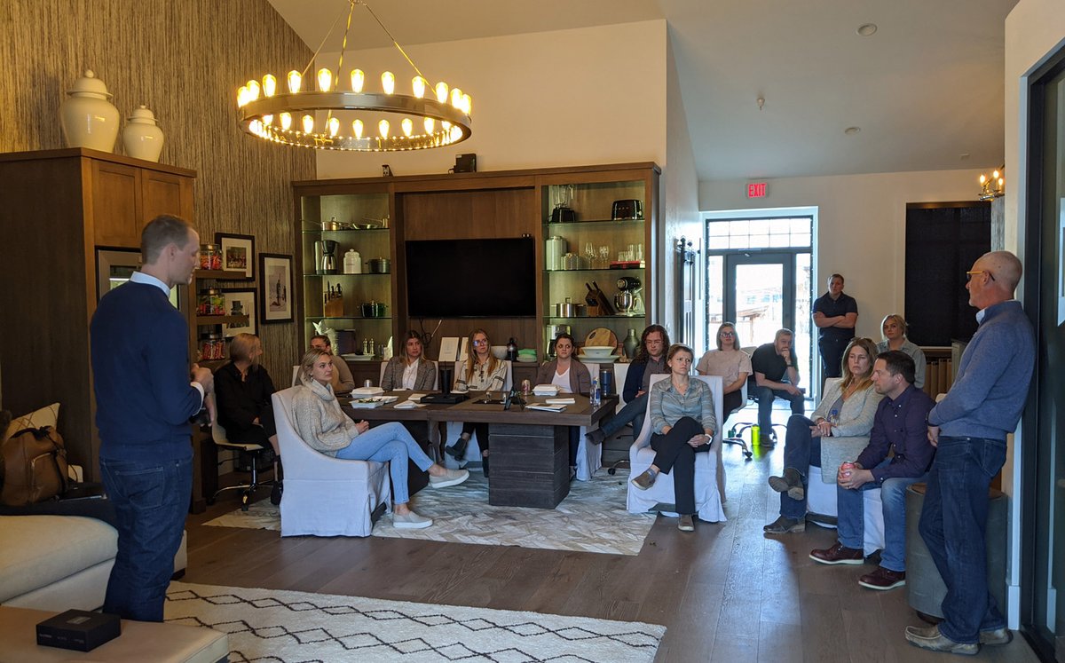 savdeinc's tweet photo. We really enjoyed visiting our good friends @AlderandTweed Big Sky the other week, bringing along our partners from @ketralighting &amp; @Lutron for a lunch 'n learn. We're also excited to be part of the @CEDIA Outreach Instructor (COI) program Now. Read more: https://t.co/EifanmkaCU https://t.co/ewvWXXLZ2O
