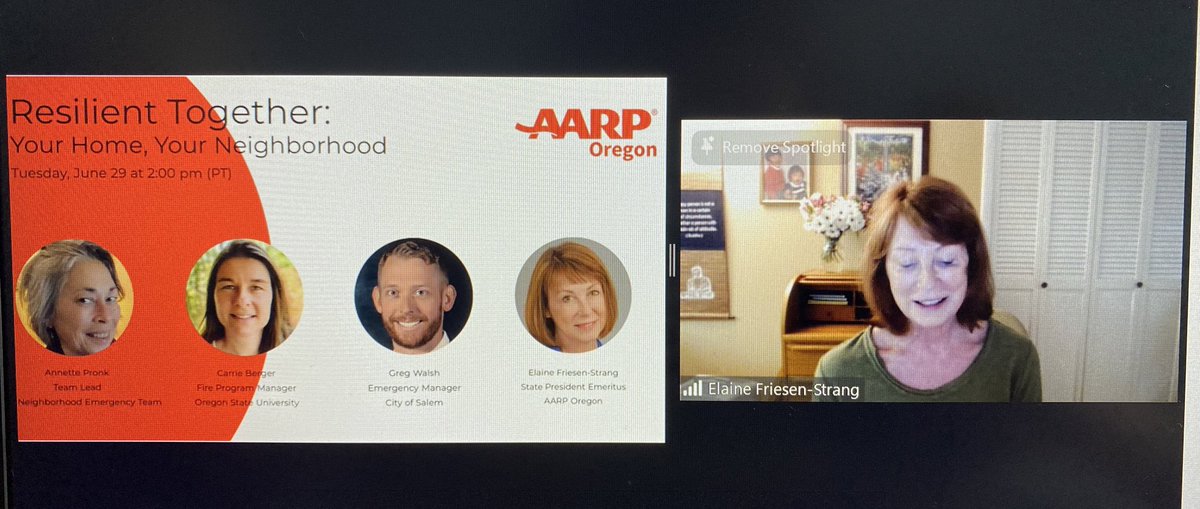 Bandana1's tweet photo. .@aarpor State Presidnet emeritus @efspdx  “We are not islands onto ourselves.” #resilientfutures2021 https://t.co/4wj0lbw7x6