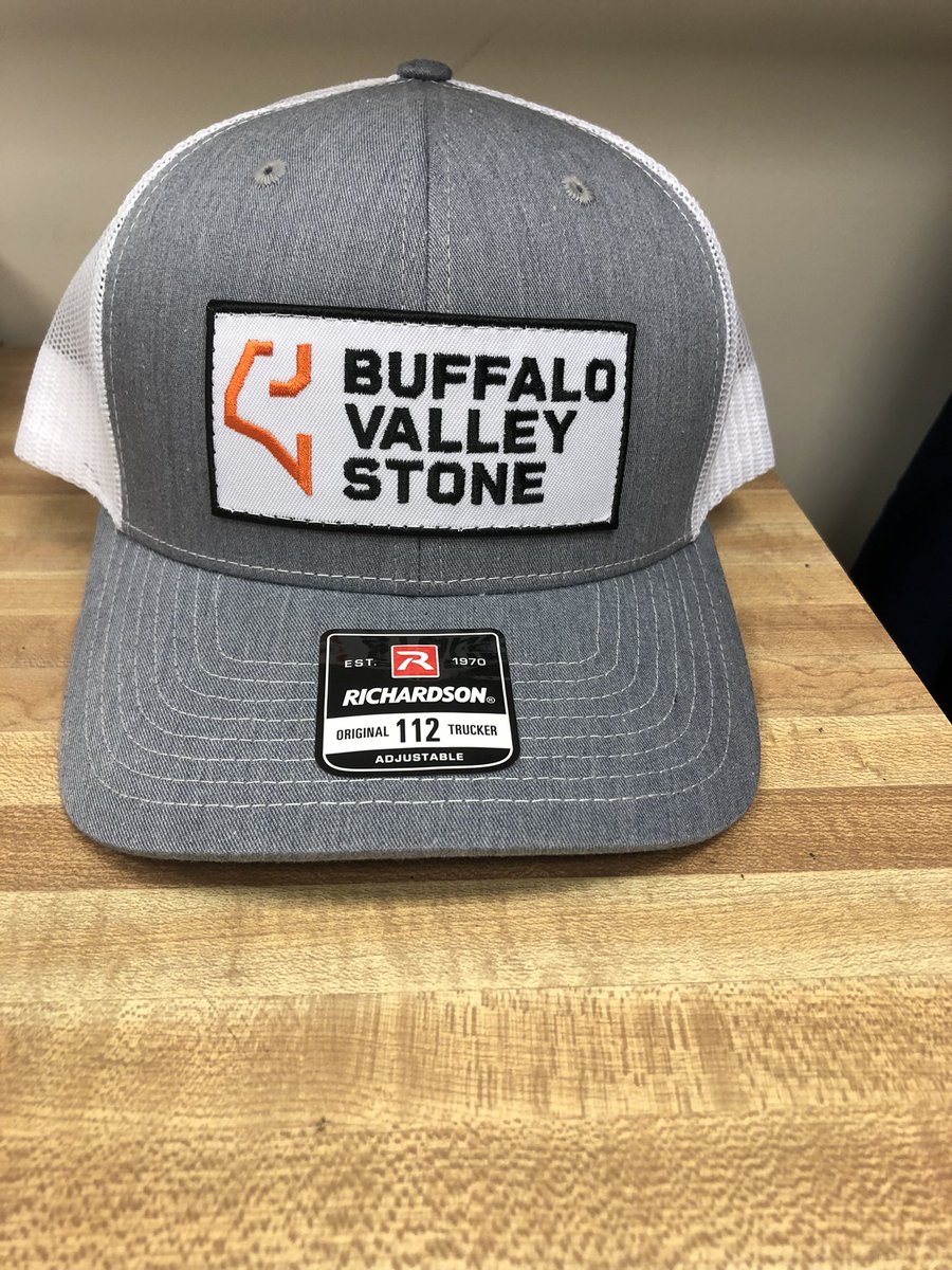 Buffalo Valley Stone patch hats. Richardson 112