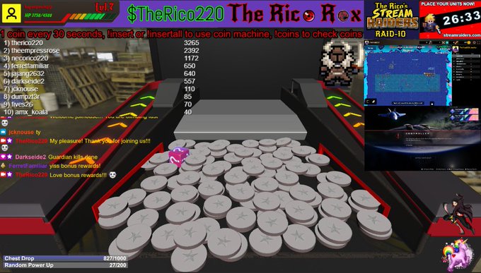 Want to come play some games with your favorite streamer? We got That Coin Game going to keep you entertained<a href="/tag/stream"class="tags"><span>#stream</span></a><a href="/tag/mentalhealthmatters"class="tags"><span>#mentalhealthmatters</span></a><a href="/tag/streamer"class="tags"><span>#streamer</span></a><a href="/tag/twitc"class="tags"><span>#twitc</span></a>