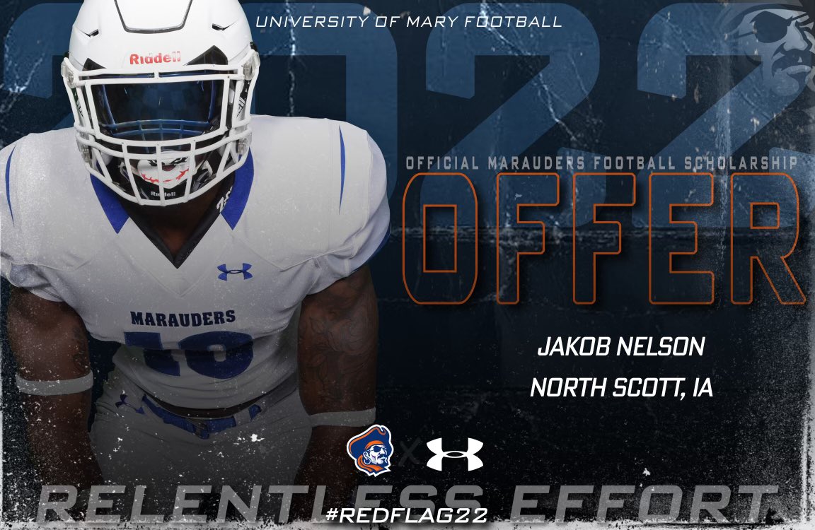 Blessed to receive my first offer from <a href="/UMaryFootball/">UMary Football</a> @NathanFrameUM