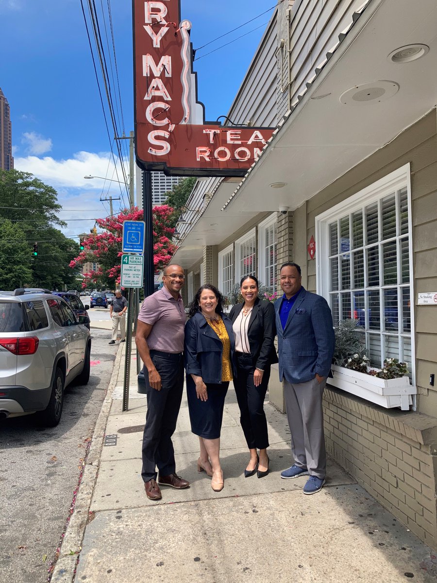 SBAIsabel's tweet photo. Small businesses have been resilient since the pandemic hit, pivoting operations and adapting to unprecedented circumstances. Today, I was honored to meet the owners of @marymacsatlanta, @avivabykameel, &amp; @Sweetauburnbred, thriving businesses that remain a vibrant part of Atlanta https://t.co/TNwJ6MAu7K