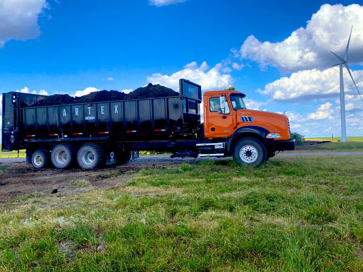 Spreading shit isn’t a very glamorous job but at least  we look good doing it. New spreader from <a href="/artexmfg/">Artex</a> is an absolute UNIT.