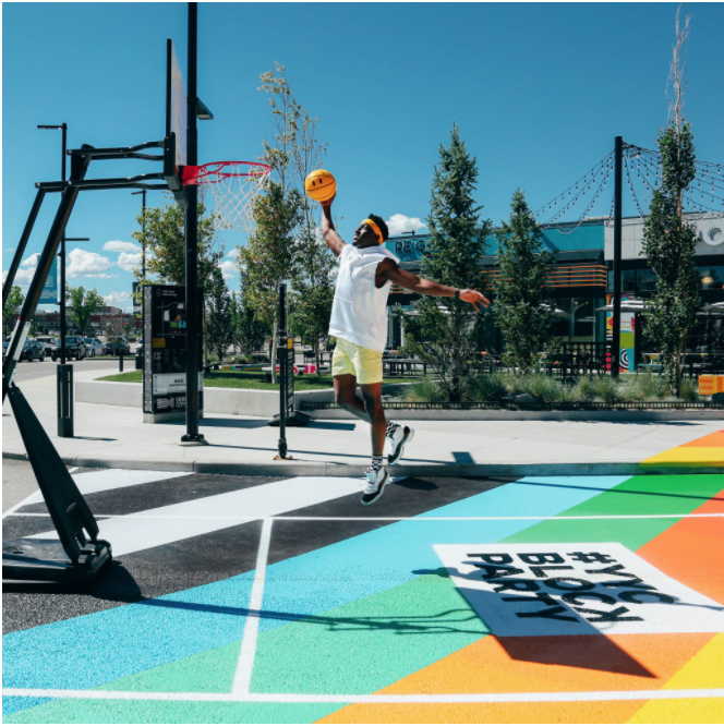 mcmillan_ali's tweet photo. Mad props to @DeerfootCity who is killin' it on the placemaking.  Looks super fresh and fun!  I'll def check out your #yycblockparty. Keep it up! If only all malls were. this fun. https://t.co/y3DFYul0le