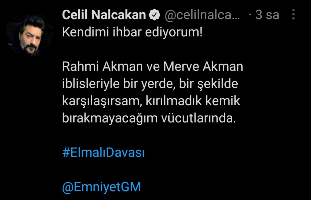DavutAkca14's tweet photo. Olması gereken bu 
#elmalıdavasınınhakimikim https://t.co/LKPxUW9kOf