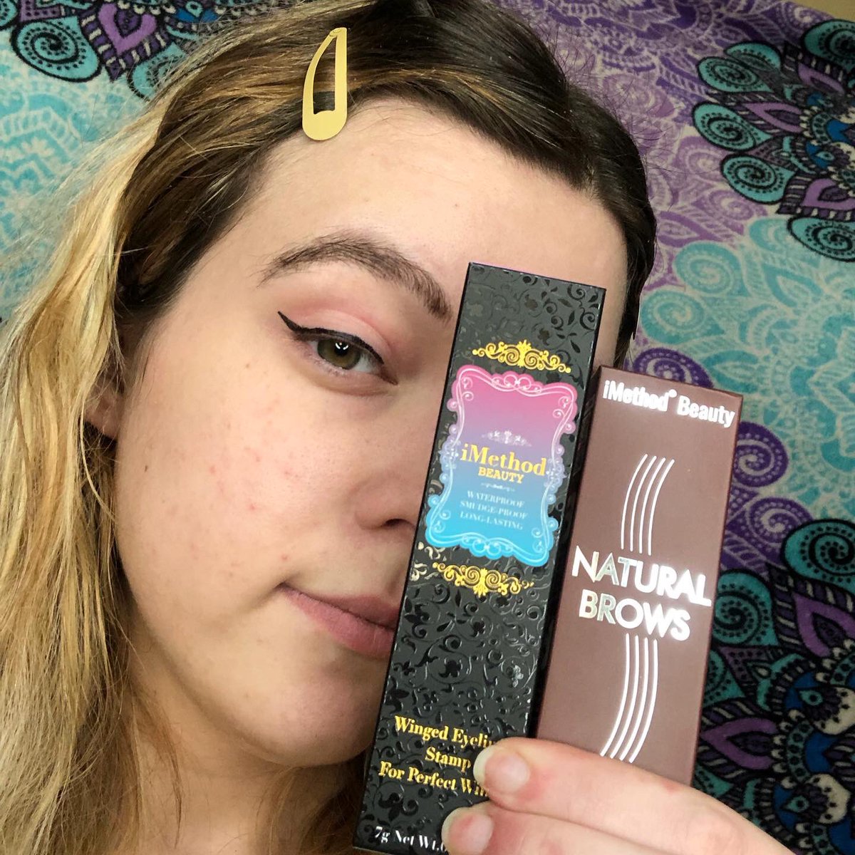 galaxylover1998's tweet photo. Got these @iMethodBeauty goodies free for review and was happy to try them. https://t.co/V1Cjwa9woq