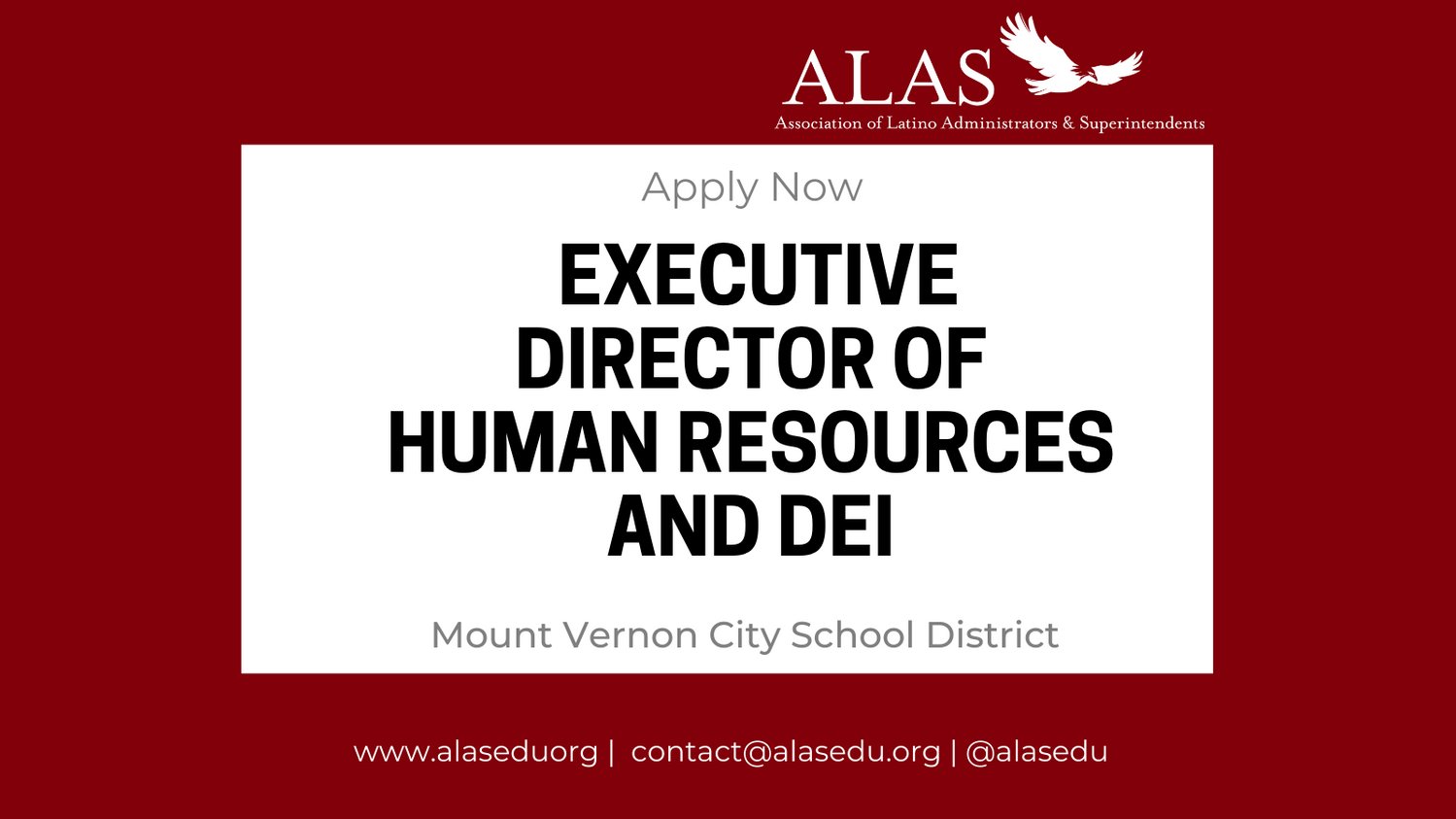 ALAS National on Twitter "Mount Vernon City School District is Hiring