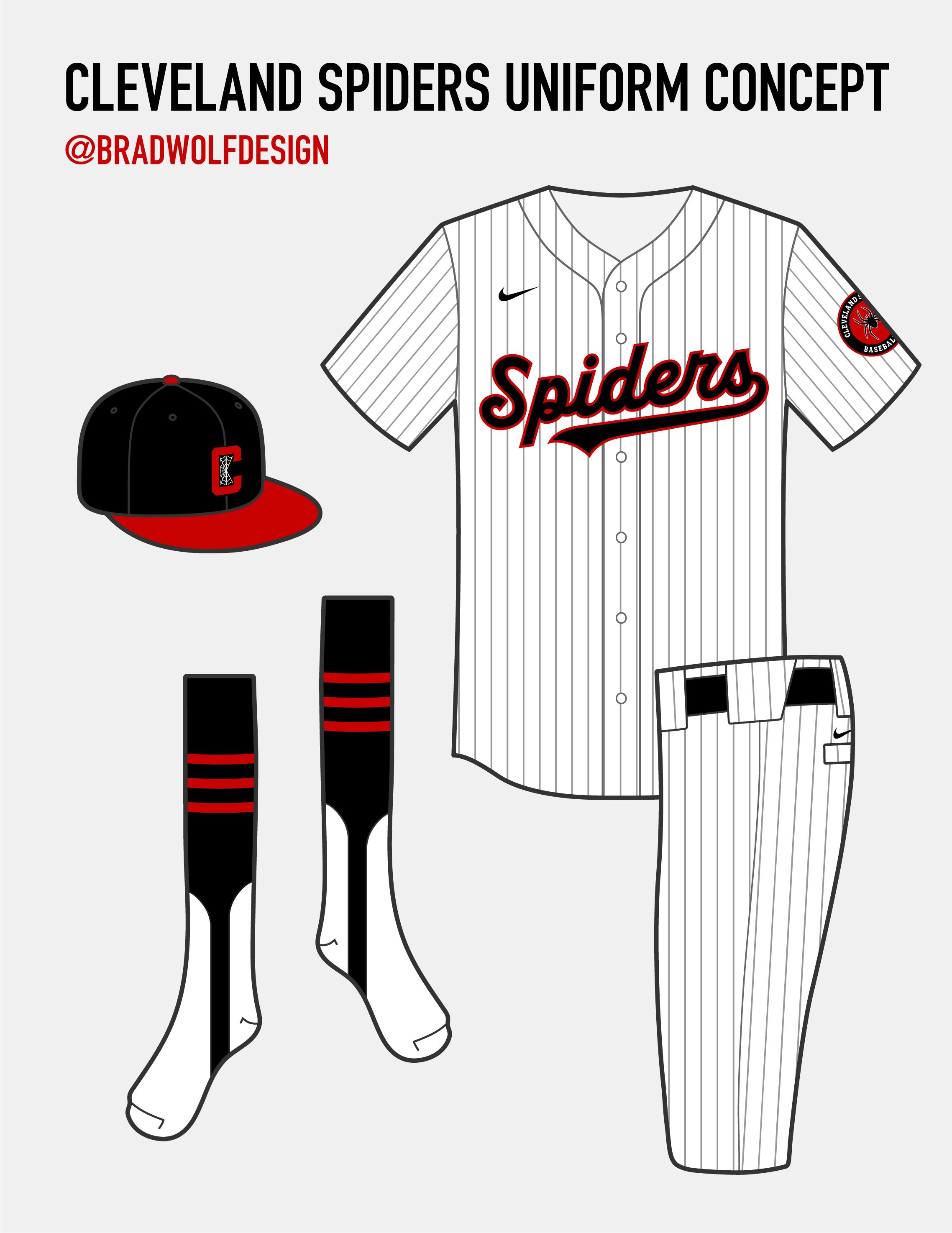 cleveland spiders uniform concept