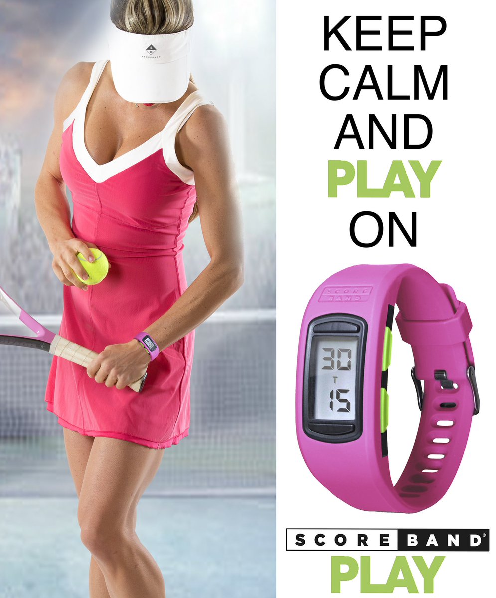 ScoreBand PLAY helps you stay focused on performance. 
 🎾 
Keep calm and PLAY on. 
 🎾 
#tennis #tenniswatch #tennislove #tennisgirl #tennisbracelet #tenniscourt #tennisplayer #tennisworld #tennislife #tennisfun #tennistraining #tenniscoach #tenniscamp #tennislesson