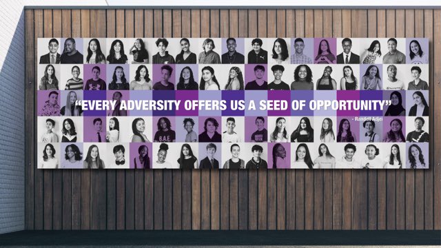 Created this 12ft banner for the grade 8’s @caddyps to celebrate their stories and keep their legacy alive. Thanks <a href="/RandellAdjei/">Mr. RISEn One</a> for the incredible inspiration you’ve given this group. Thanks Principal Cousins for everything you’ve done for these kids. #WeAreDDSB #Graduation2021