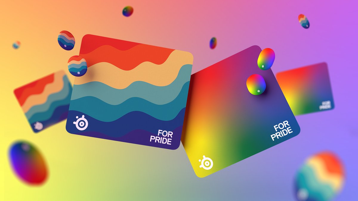 SteelSeries's tweet photo. tomorrow on stream we're talking about @TrevorProject giving away exclusive #pride themed products/swag to people active in chat 🏳‍🌈

follow so you know when we go live: https://t.co/dQwOGynmbD https://t.co/zYSgzOaW5b