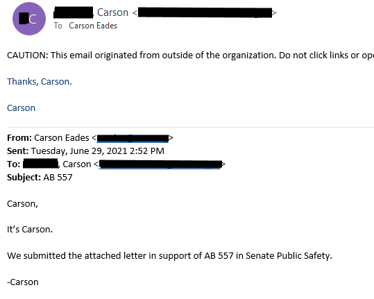 I think I've peaked. I'm never going to have a greater email exchange in my life.