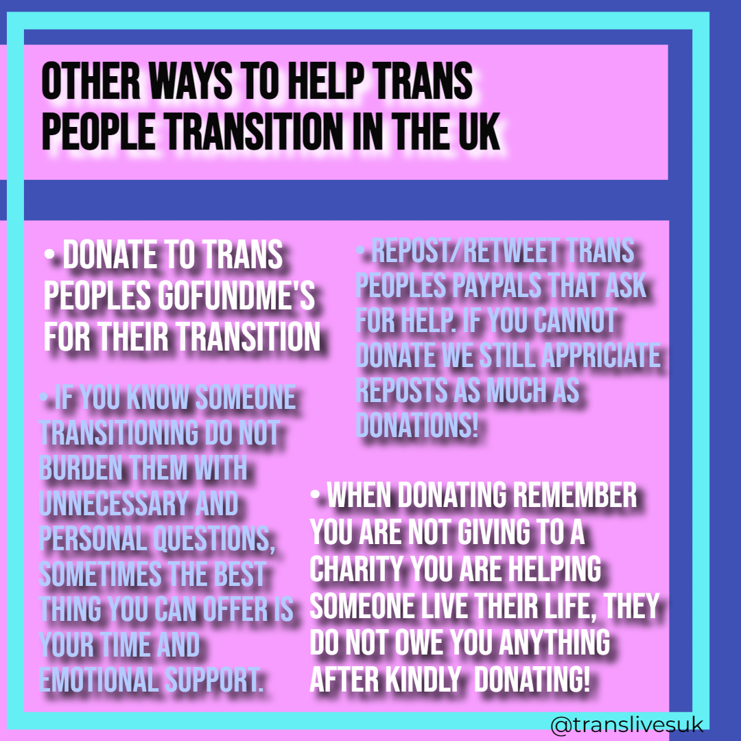 UKTranslives's tweet photo. HOW YOU CAN HELP TRANSGENDER PEOPLE IN THE UK! petition link:https://t.co/uErJQDAfBU
RT WE NEED SIGNATURES FAST!🏳️‍⚧️🏳️‍⚧️ https://t.co/SNiiEqpqTR