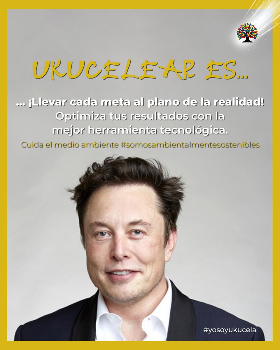 UkucelaTienda's tweet photo. Enseñar a #cuidar el #MedioAmbiente es enseñar a valorar la #Vida.❤🌍En #ukucela somos #ambientalmentesostenibles ♻
#Dinamica : ¿Reconociste al personaje? Cometa su nombre letra por letra.😁
.
.
.
#UkucelearEs #YoSoyUkucela #emprendimiento #ElonMusk #sostenibilidad #innovation https://t.co/ueOnT8XoeU