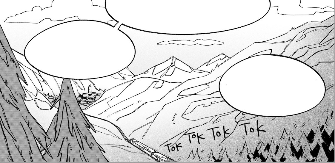 I'm actually enjoying drawing the backgrounds for Vol 2. They're no longer as daunting as they were a year ago 🥺 
