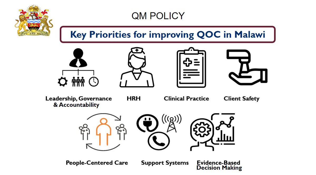Thanks to Dr. Malangizo Mbewe​ from the Malawi Ministry of Health for today's great talk on experiences &amp; lessons in setting up quality management structures to improve #QualityOfCare in #Malawi. Watch for our full webinar recording, coming soon! #HealthSystems