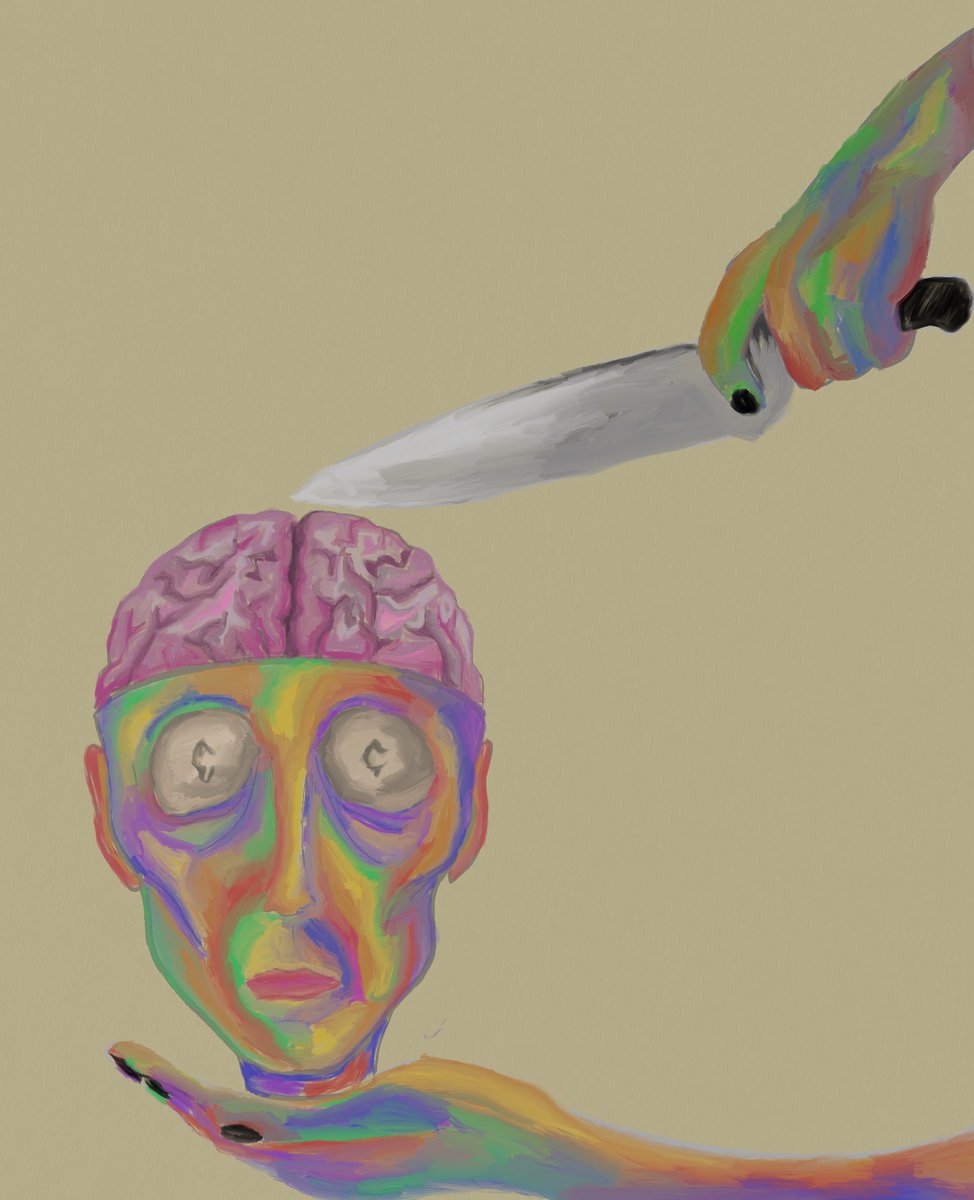 LikeTheApple__'s tweet photo. PIECE OF MIND 

 I’ve been working on this concept for a while. I’ve always like the idea of word play put putting it into a form of art! https://t.co/8ijDEJGOjG