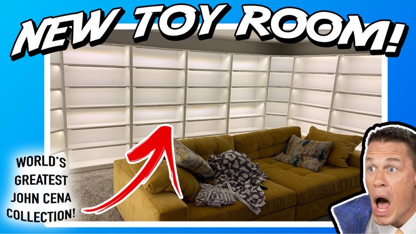 A New Toy Room Begins! What I Have Done, What Am I Using, a Look at the Process & John Cena youtu.be/yHLb_AptX2k #scratchthatfigureitch #toyroom #toycollection #ikea #actionfigures #johncena #toycollection #roomdesign #howto #norfly #detolf #billybookcases #toyroomdesign #toy