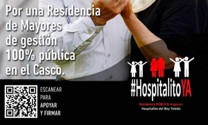 PodemosToledo's tweet photo. ✊ Si quieres apoyar al movimiento vecinal #HospitalitoYA escanea el código QR y firma. ✍✍
#PageMiente https://t.co/D5gvwAWuFd