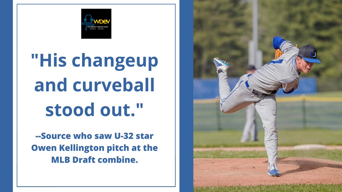 BIG EYES EMOJI....

Someone who saw U-32 star Owen Kellington this weekend at the MLB Draft combine spoke to me....

Source added he expected Kellington to be drafted in next months MLB Draft.

<a href="/aabrami5/">Alex Abrami</a> <a href="/AngMartinezTV/">Angelique Martinez</a> @NC5KD @WCAX_Mike