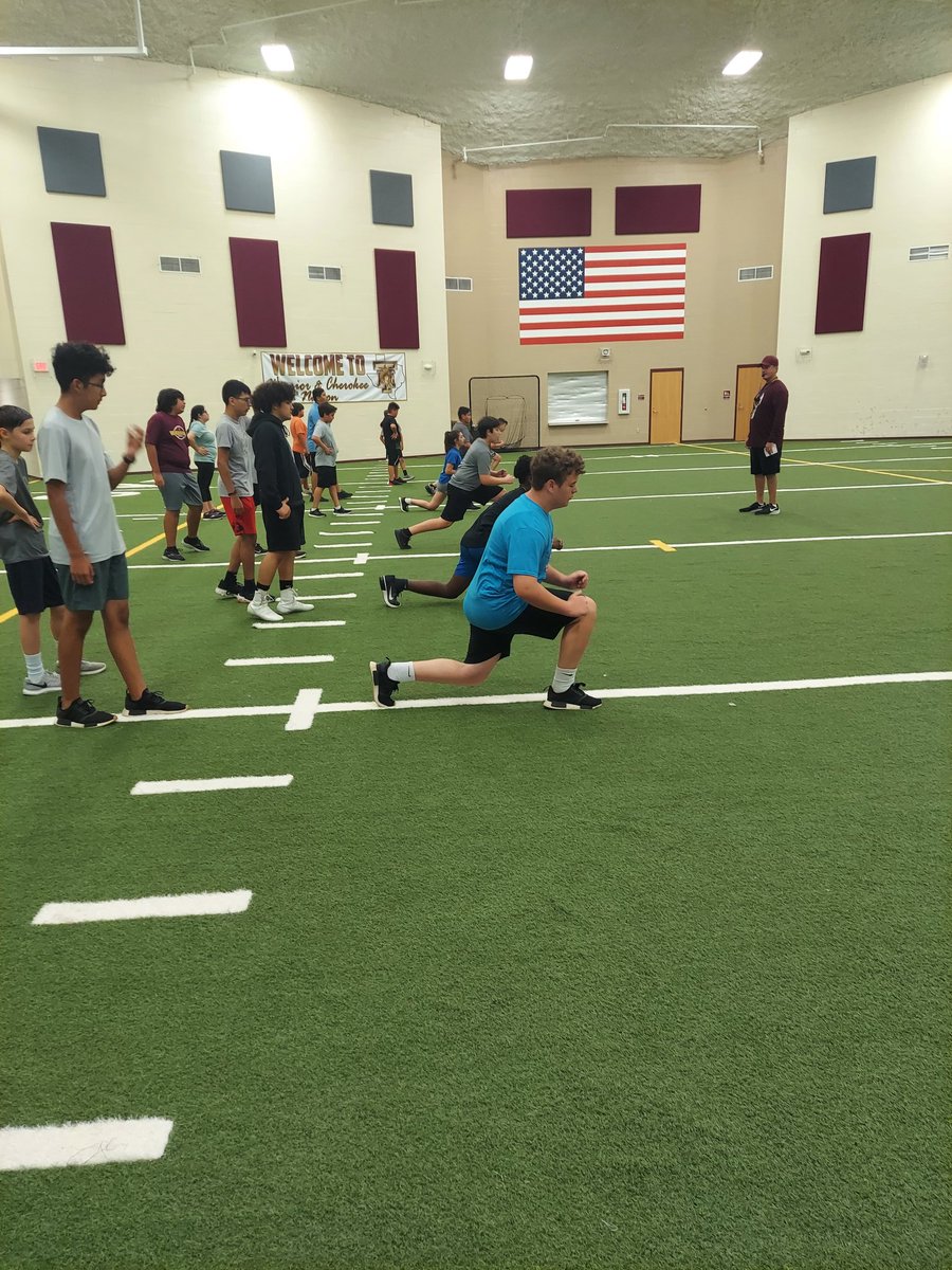 Warriors and Cherokees still working hard