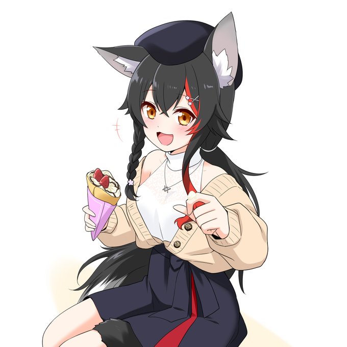 手描きイラスト 大神ミオ