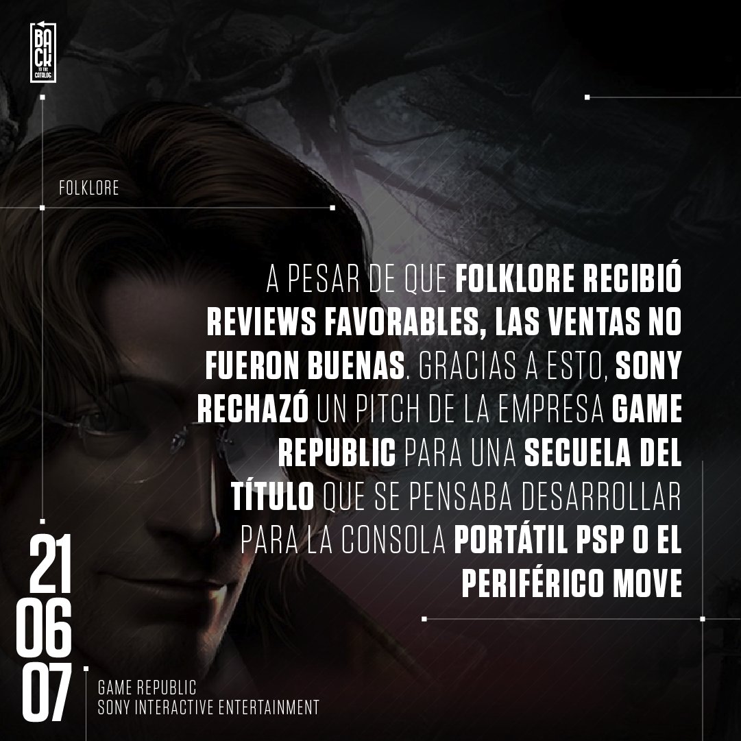 Back2TheCatalog's tweet photo. El exclusivo de #ps3 llamado #Folklore cumplió 14 años. Un clásico de culto que no tuvo mucha suerte en las ventas y quedó condenado
https://t.co/TR0sM0aXH8 https://t.co/TVdpyumWi0