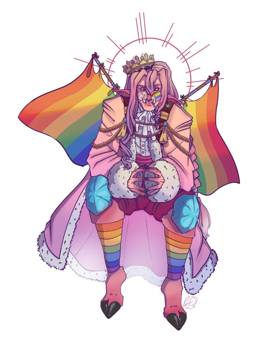 Rai_Shimazaki's tweet photo. A BIT LATE BUT HERE IS MY RENDITION OF PRIDE MCC TECHNO #pride #technofanart https://t.co/mAACMabuCr