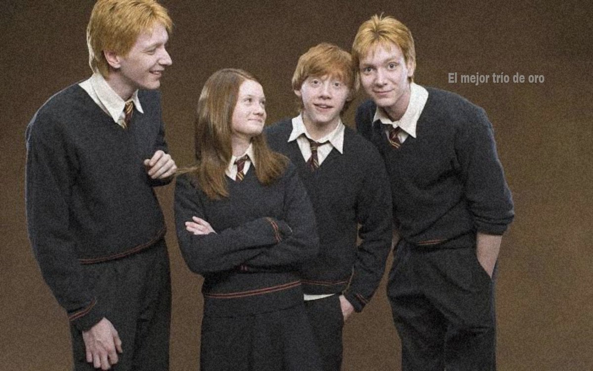 En la boda de Ginny y Harry, George bailo dos veces con Ginny, una por el y la otra por Fred. 💔