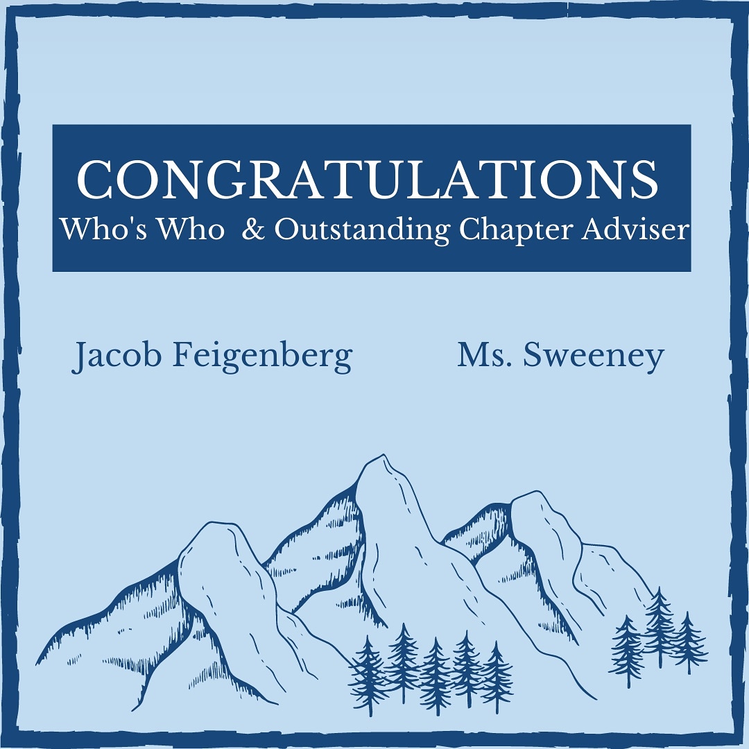 nh_fbla's tweet photo. Happy first day of NLC! Congratulations to Jacob Feigenberg and Ms. Sweeney for being recognized today as Who's Who and Outstanding Chapter Adviser! https://t.co/7R0v80apgO