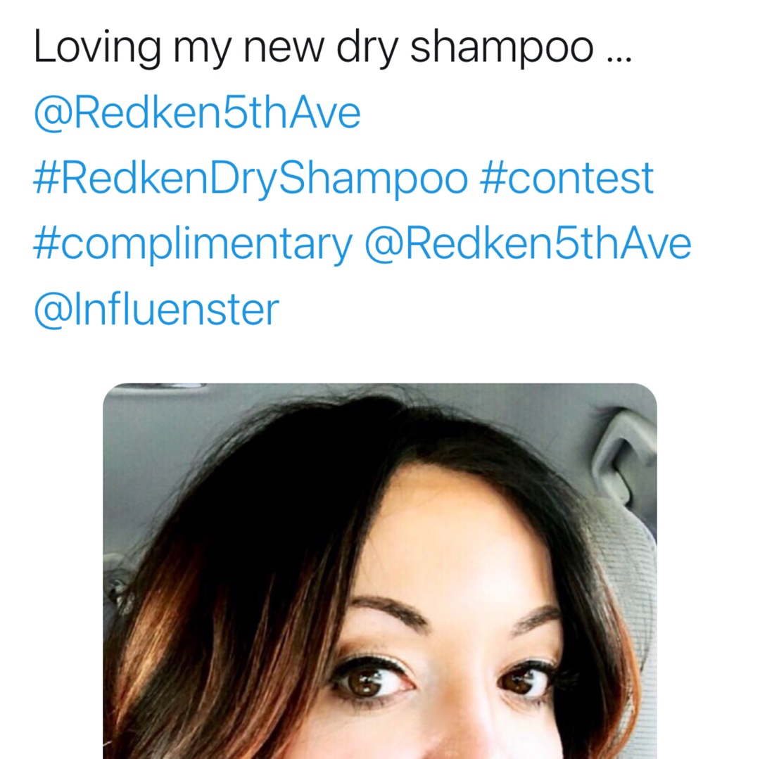 TTimewithTianna's tweet photo. #RedkenDryShampoo #contest #complimentary @Redken5thAve @Influenster https://t.co/kjvYZ0FrVY