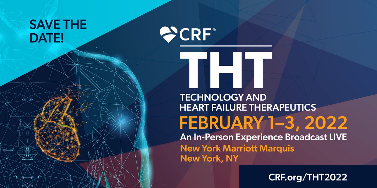 Cardiovascular Research Foundation (@crfheart) on Twitter photo Announcing #THT2022 in NYC! The first-ever CRF Conference on technology and #heartfailure therapeutics. More info on this immersive experience coming soon. #CardioEd ow.ly/oUo350FlkbJ <a href="/BurkhoffMd/">Dan Burkhoff MD PhD</a> <a href="/JerryEstepMD/">Jerry Estep</a> <a href="/SusanJosephMD/">Susan Joseph MD</a> <a href="/manreetkanwar/">Manreet Kanwar</a> <a href="/LindenfeldJoann/">Joann Lindenfeld</a> <a href="/amorrismd/">Alanna Morris</a> Announcing #THT2022 in NYC! The first-ever CRF Conference on technology and #heartfailure therapeutics. More info on this immersive experience coming soon. #CardioEd ow.ly/oUo350FlkbJ <a href="/BurkhoffMd/">Dan Burkhoff MD PhD</a> <a href="/JerryEstepMD/">Jerry Estep</a> <a href="/SusanJosephMD/">Susan Joseph MD</a> <a href="/manreetkanwar/">Manreet Kanwar</a> <a href="/LindenfeldJoann/">Joann Lindenfeld</a> <a href="/amorrismd/">Alanna Morris</a>